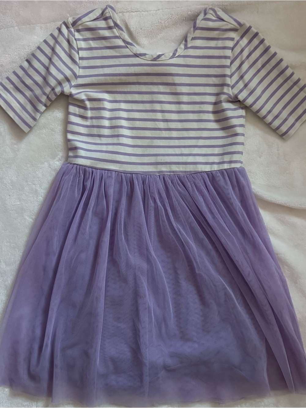 Hanna Andersson Lavender Tulle Kids Dress